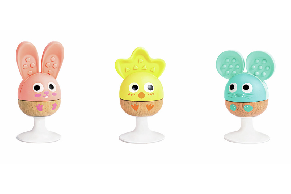 德國 Hape 開心磨牙搖鈴三件組